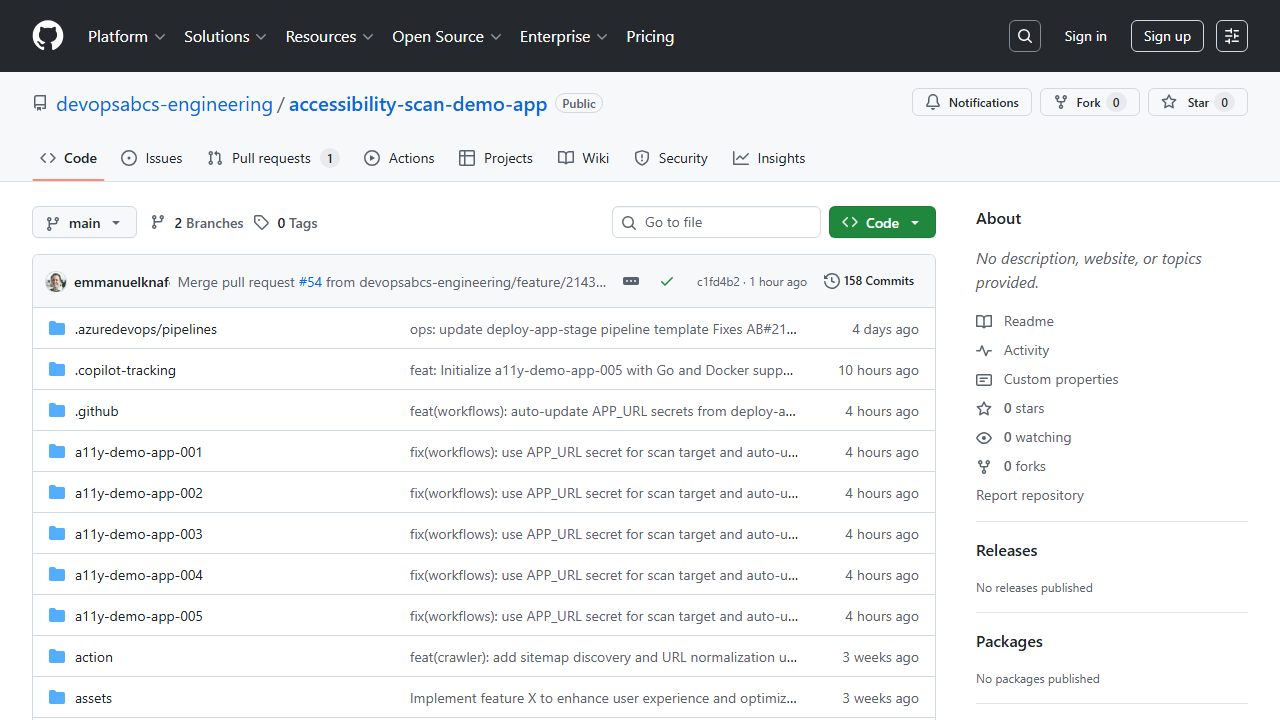 Before/after score comparison