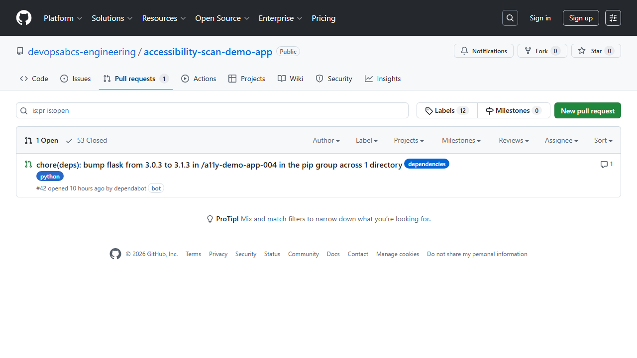 Remediation pull request