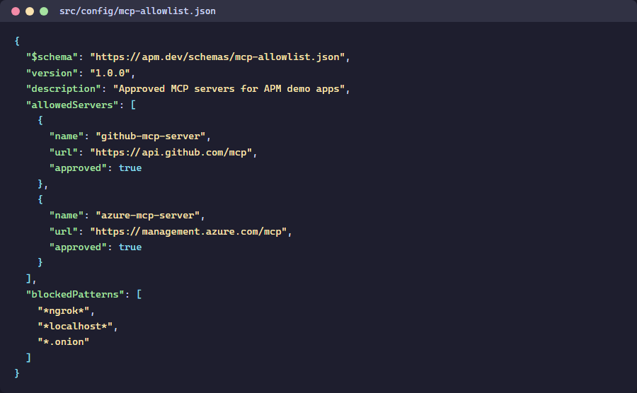 MCP allowlist