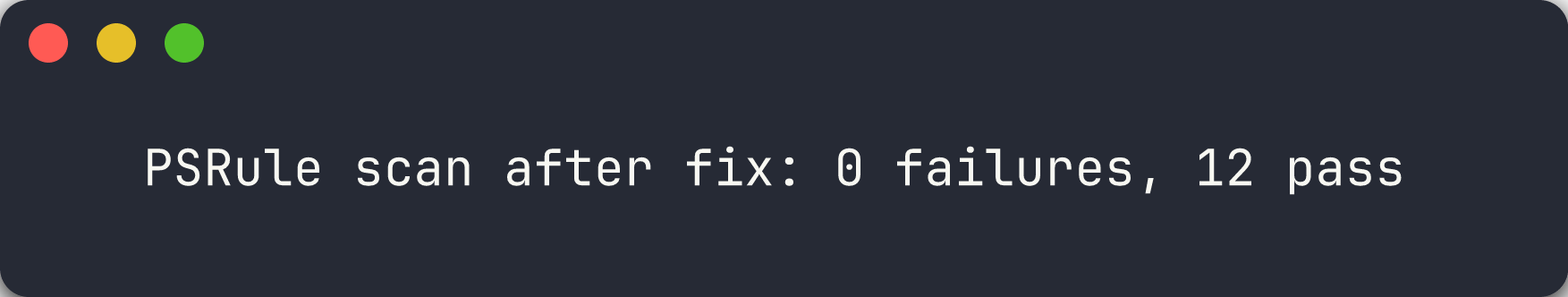 Re-scan results after fixing tags